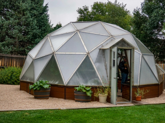 22' Growing Dome Greenhouse