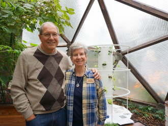 Geodesic Dome Greenhouse in Colorado Springs