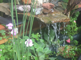 Custom Waterfall in Greenhouse2