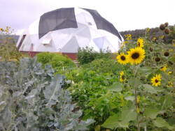 42' Growing Dome greenhouse installed at Roaring Fork High School in Carbondale