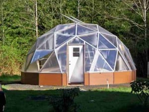 22' Growing Dome greenhouse in Oregon