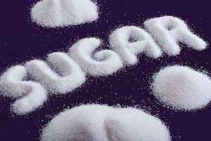 words written in sugar