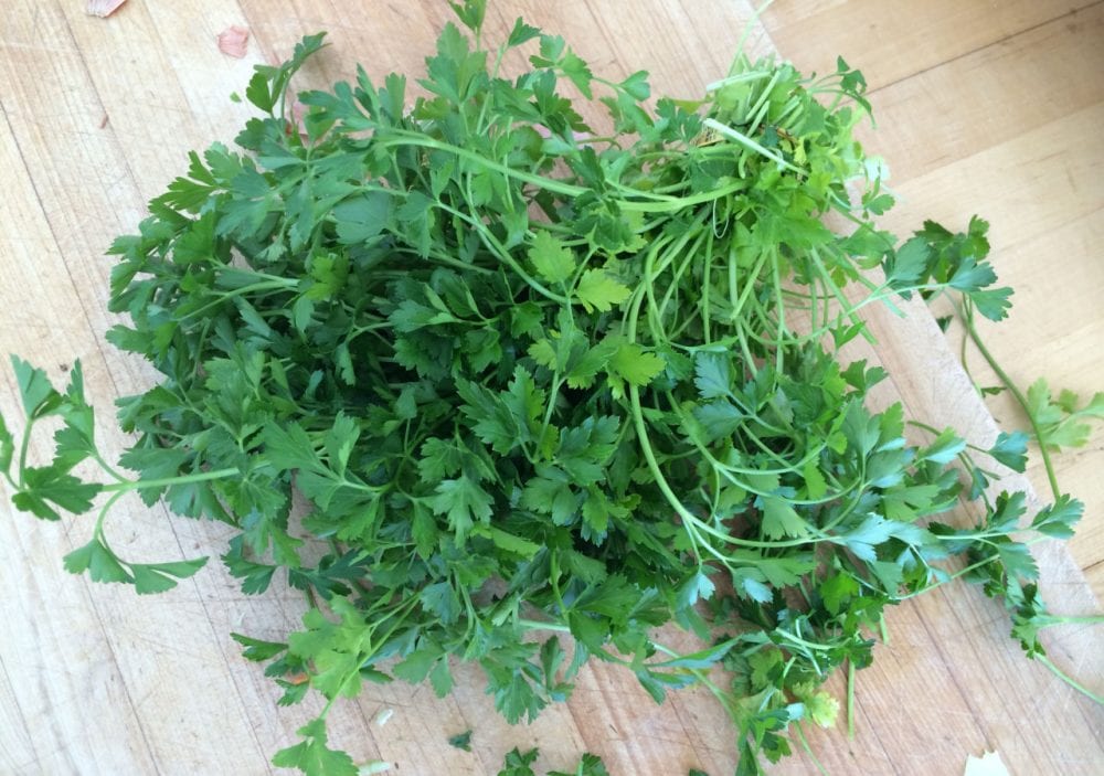 Garden Herbs for Flu parsley