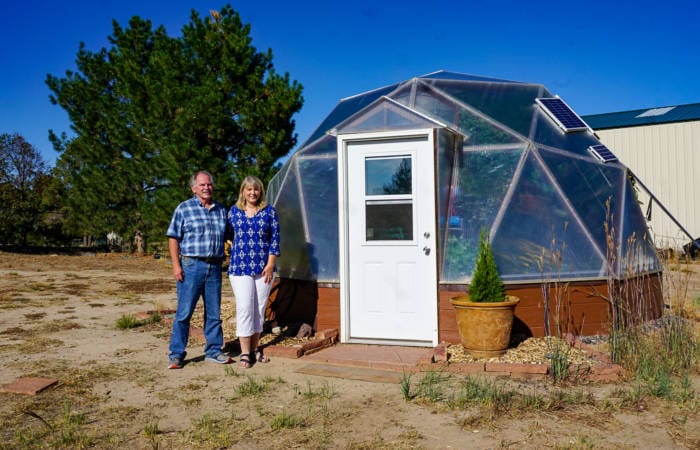 The Swank's Custom Greenhouse Kit in Colorado