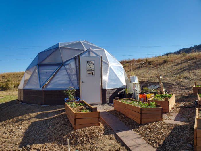 Mines Tiny Dome Greenhouse 2021