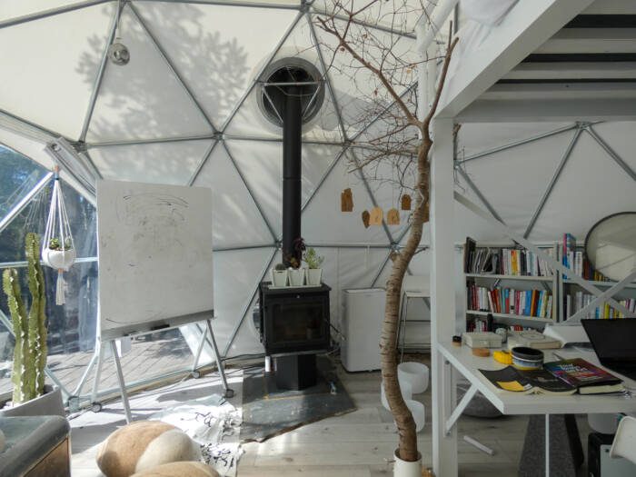 Office Space in Glamping Dome
