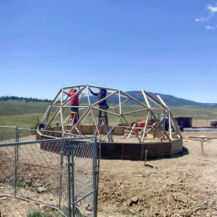 building greenhouse in the rocky mountains