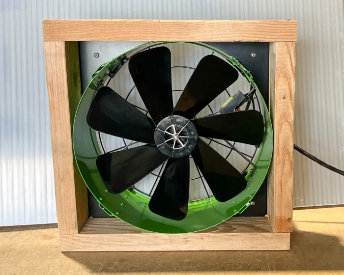 Solar Hybrid Greenhouse Fan